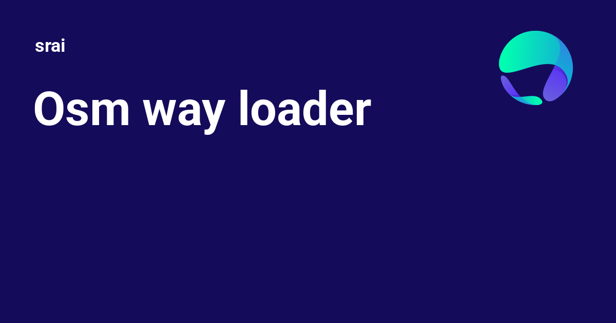 Osm way loader - srai